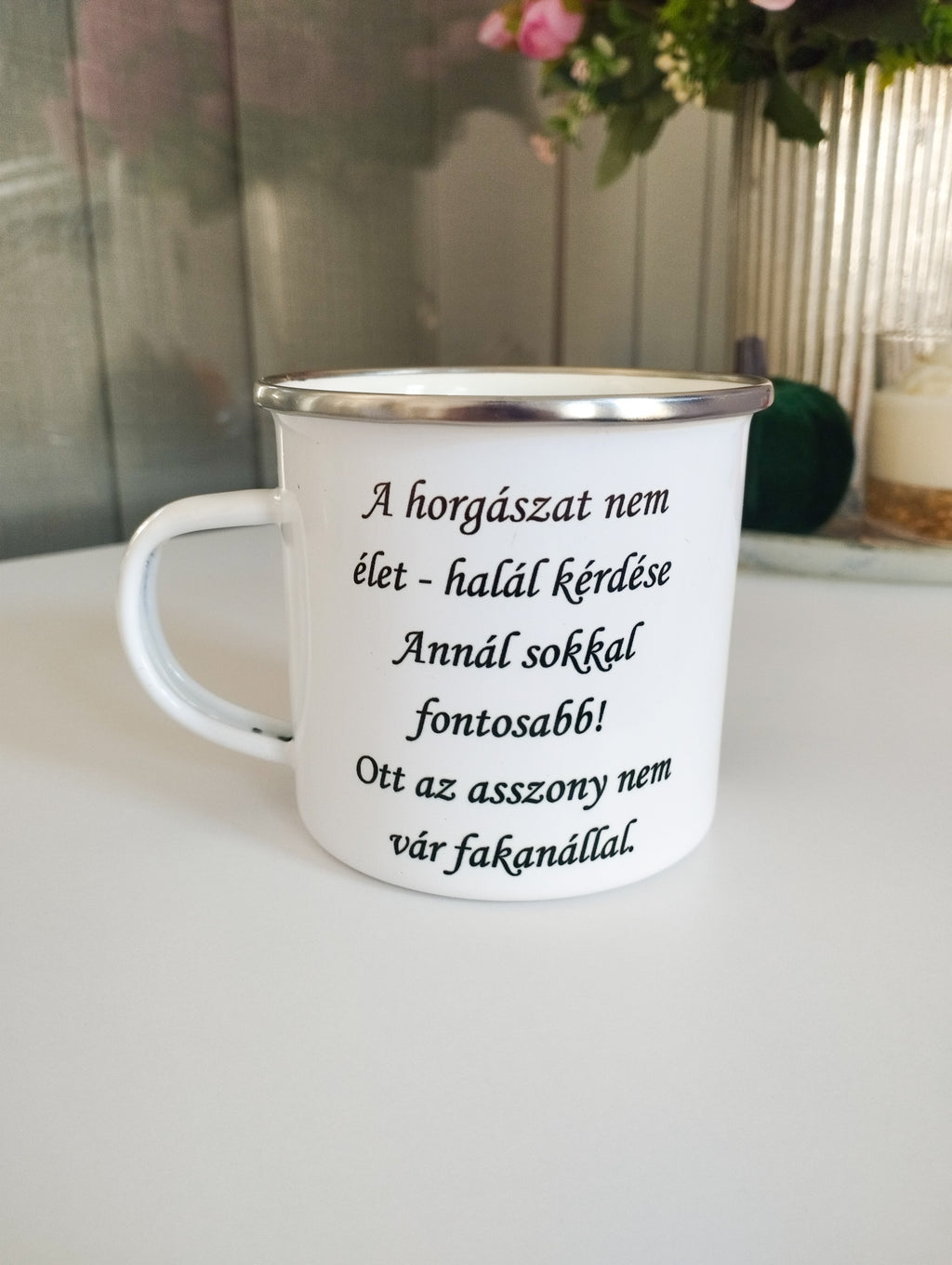 Zománcozott bögre