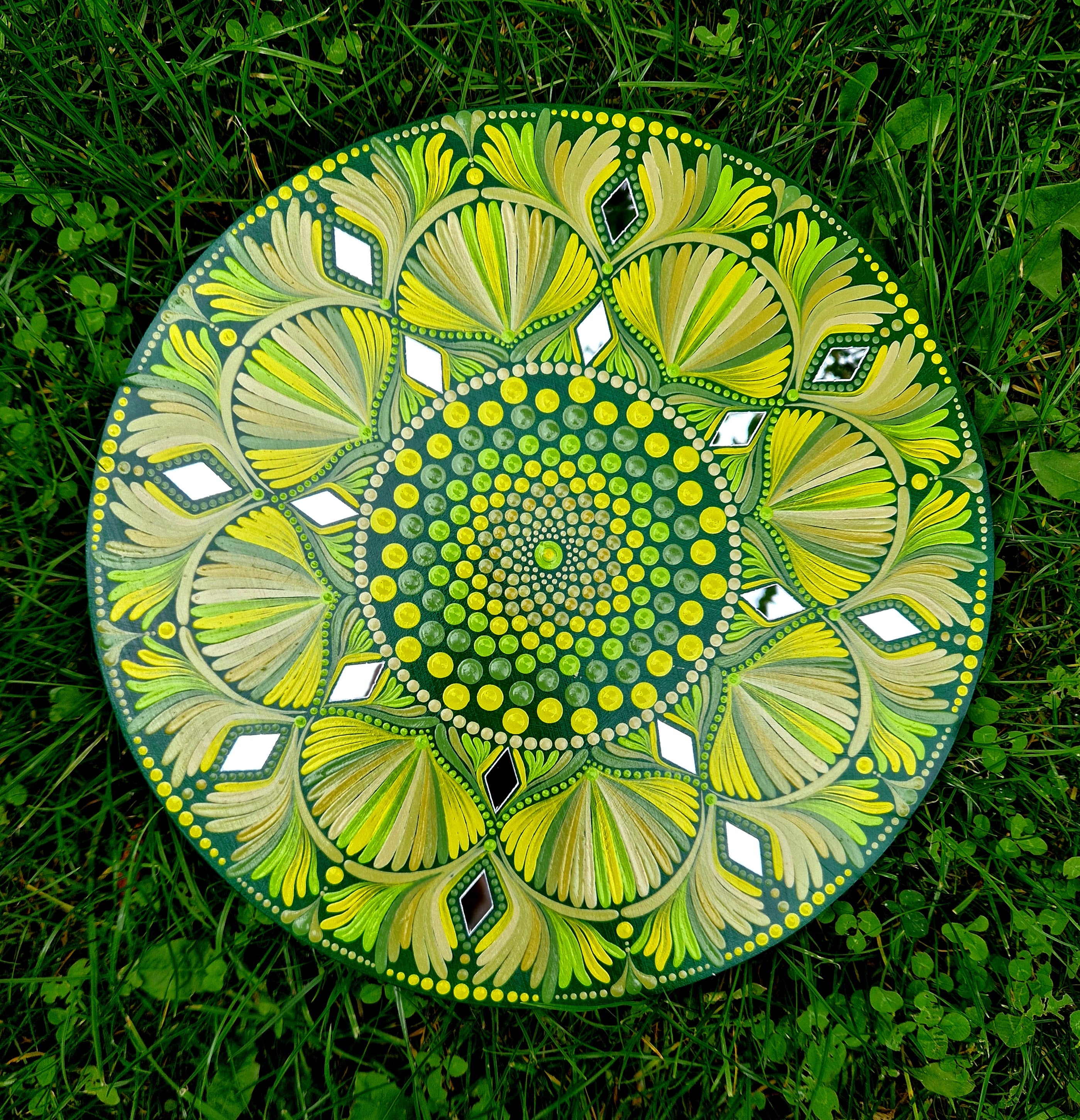 Mandala fa kör – Zöld harmónia
