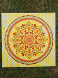 Vászonkép – Napfény mandala