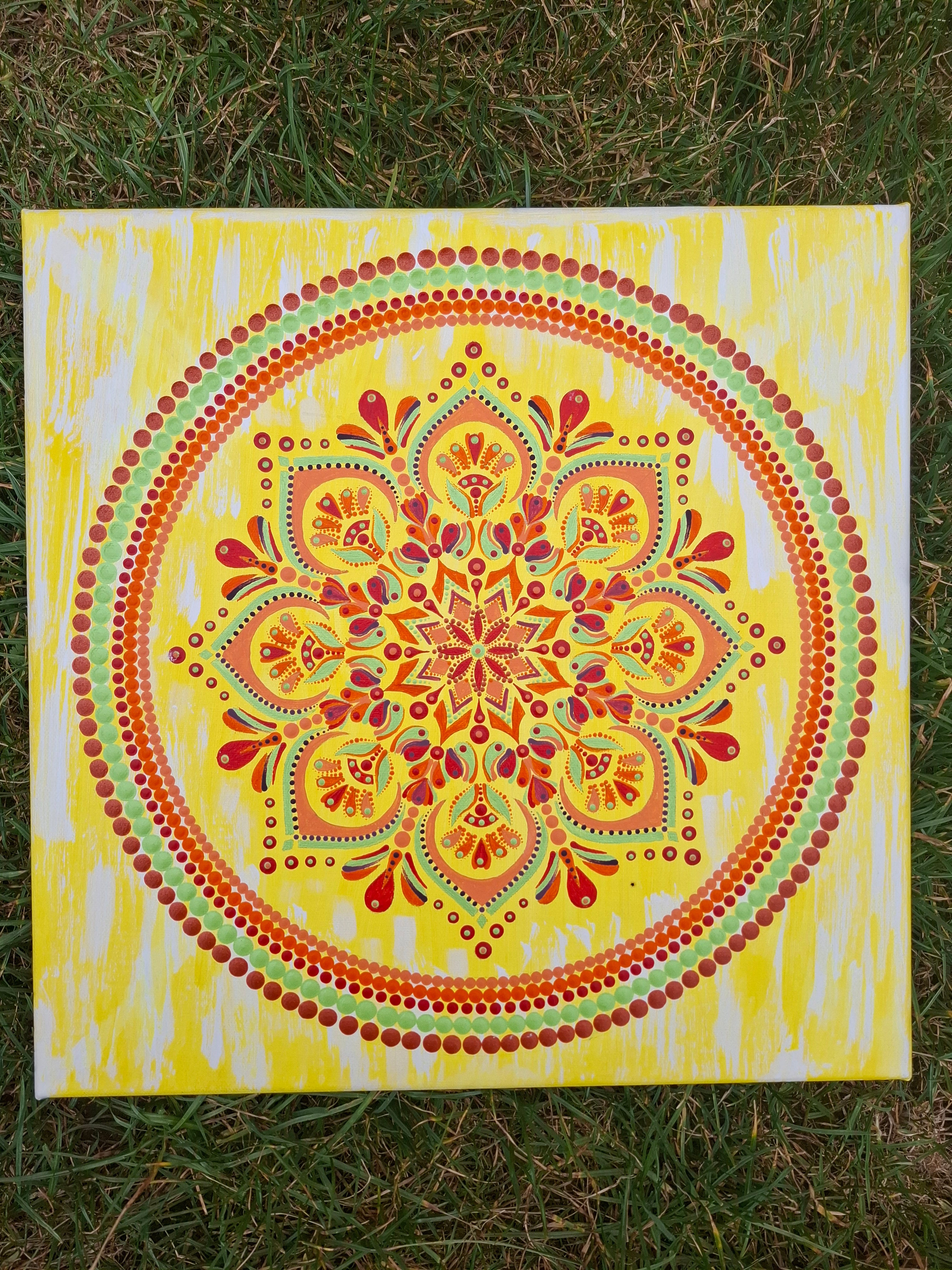Vászonkép – Napfény mandala