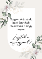 Felkérő kártya násznagyoknak