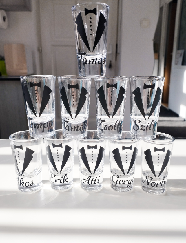 Shot-os pohár férfiaknak