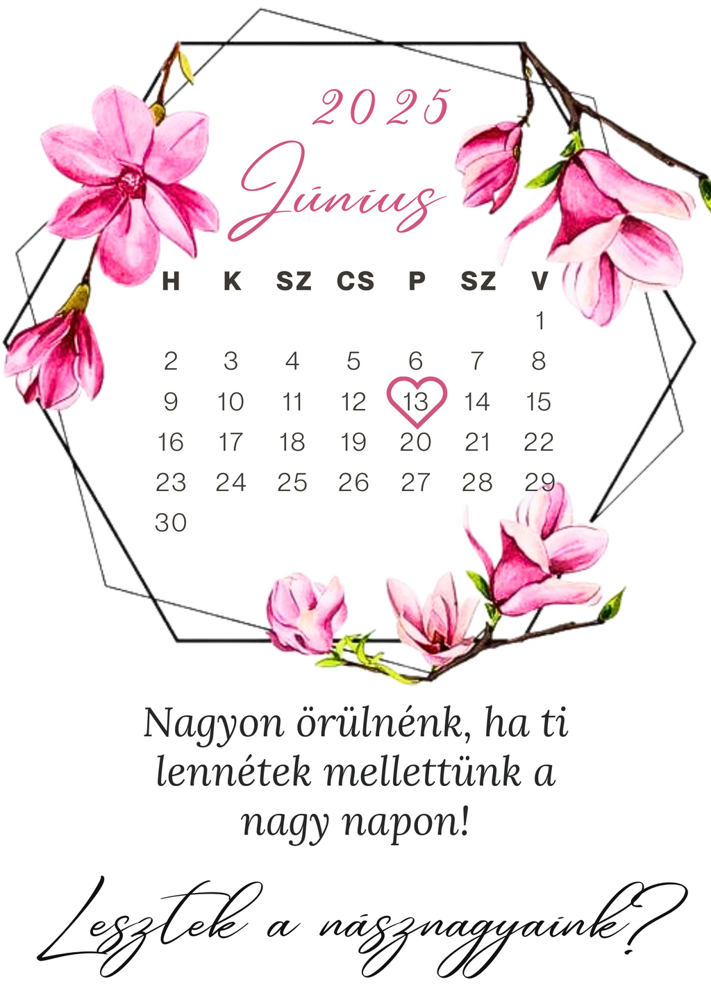 Felkérő kártya násznagyoknak