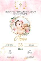 Meghívó minták keresztelőre