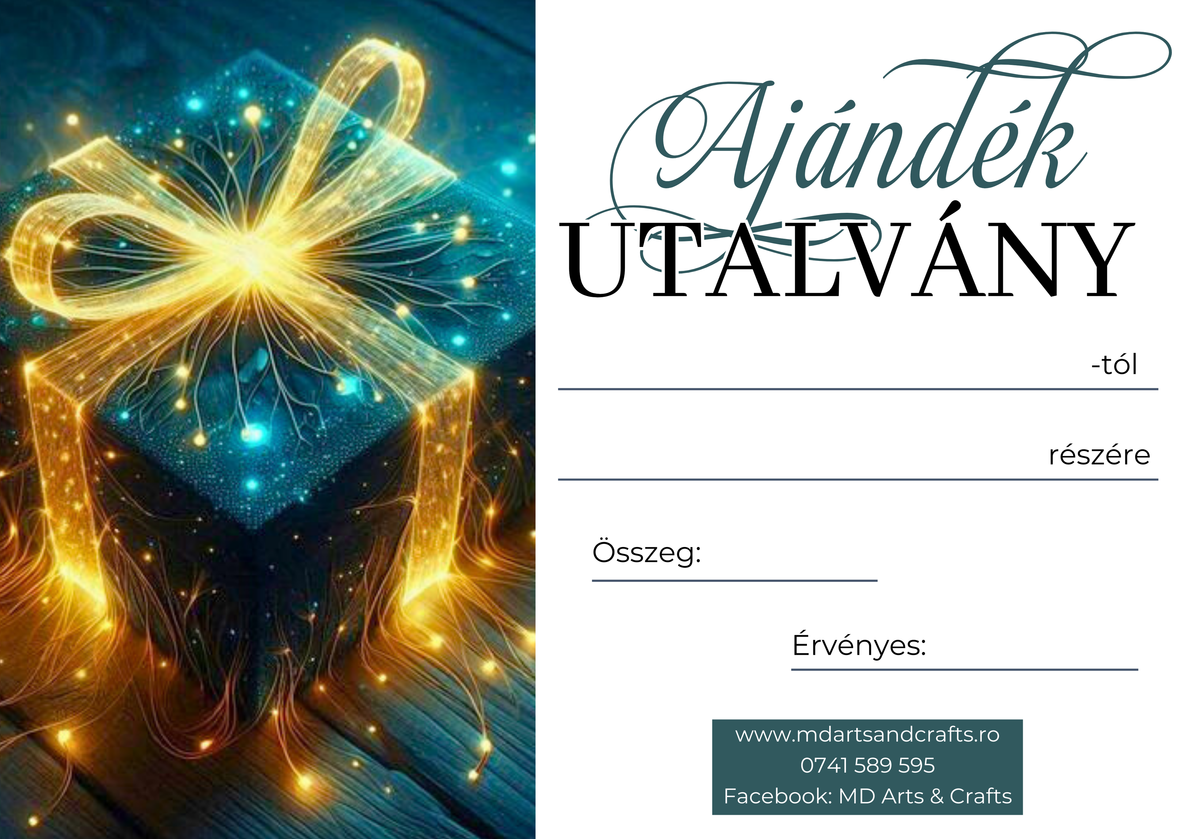 🎁 MD Arts & Crafts Ajándékutalvány 🎁