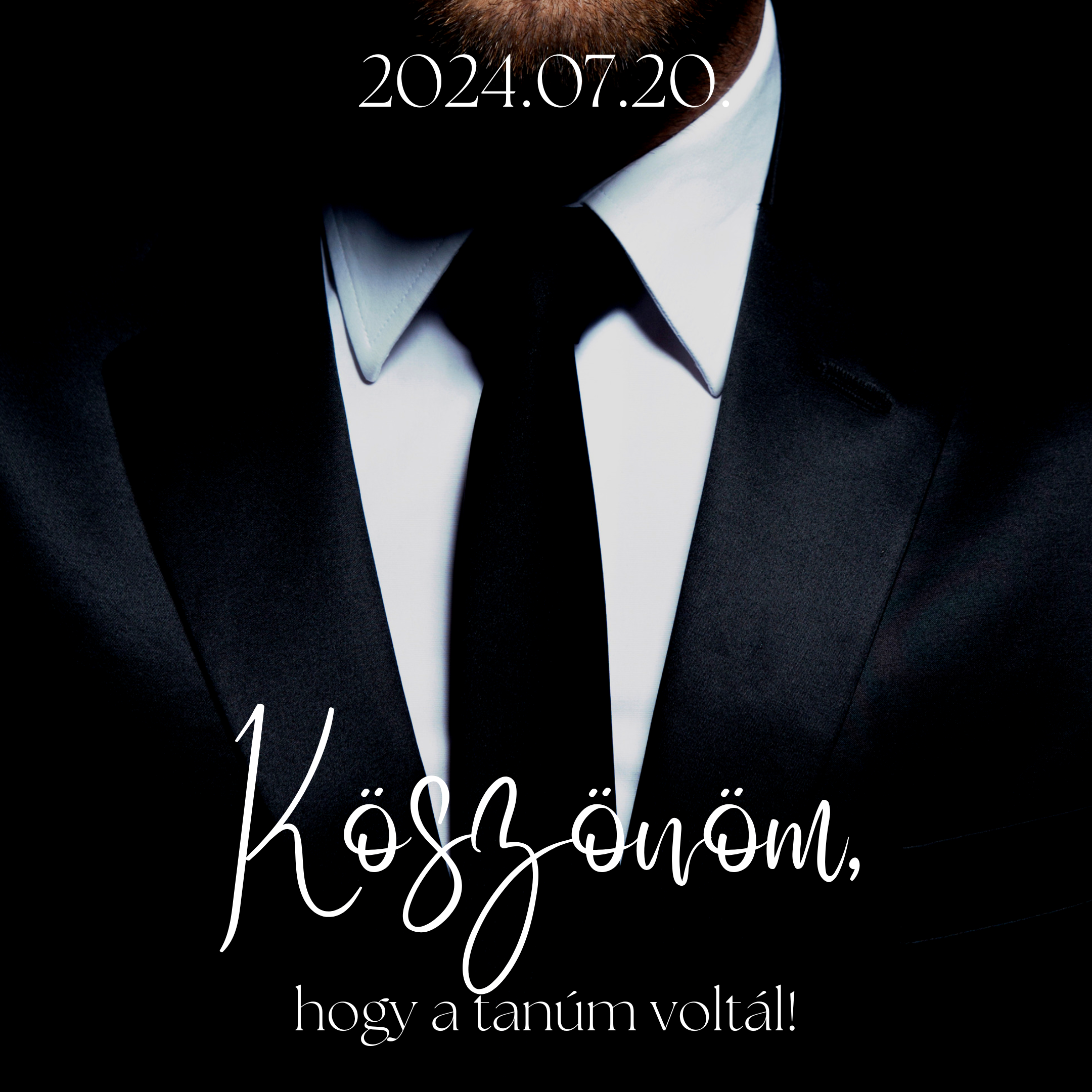 Üdvözlő/felkérő kártya férfiaknak