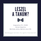 Üdvözlő/felkérő kártya férfiaknak