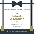 Üdvözlő/felkérő kártya férfiaknak