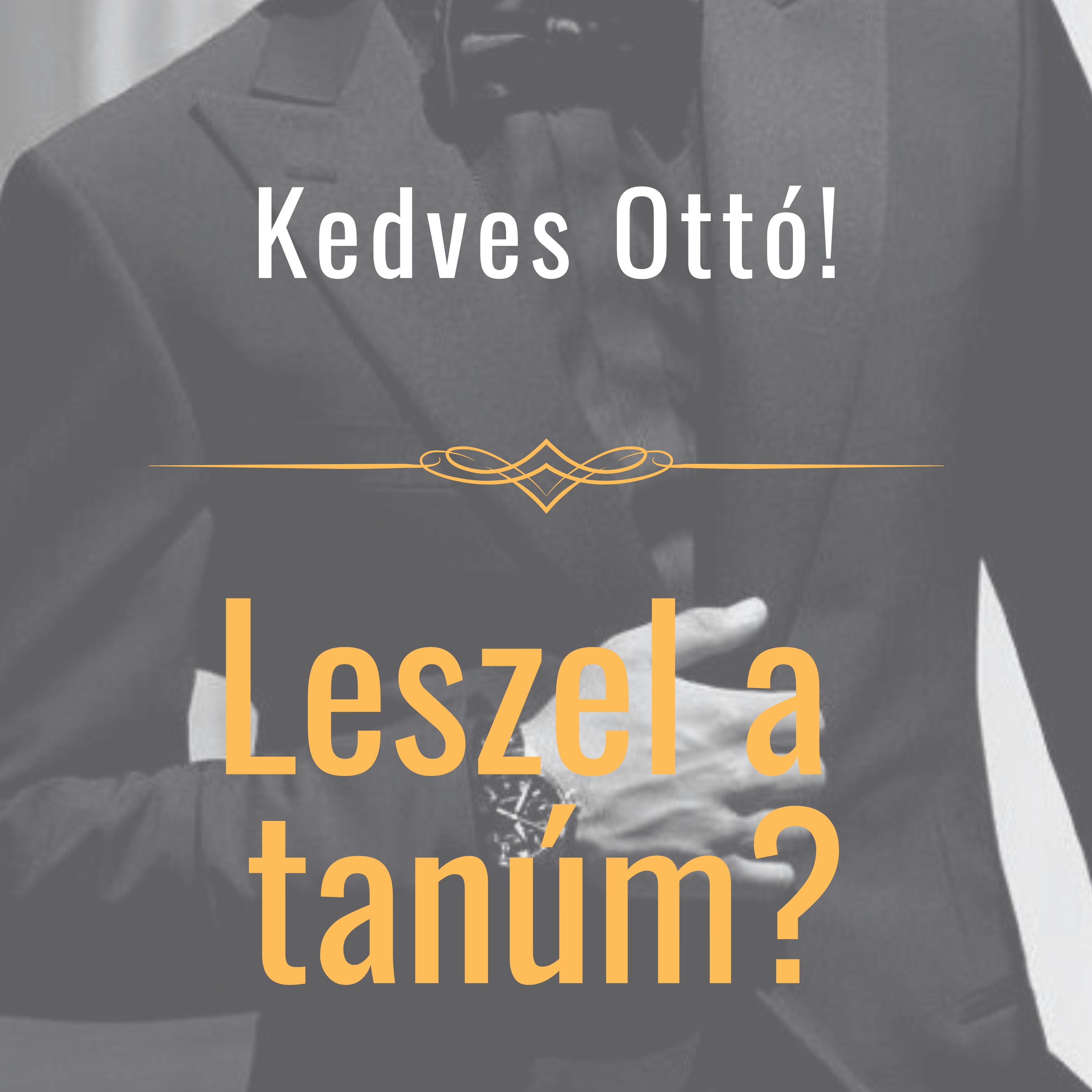 Üdvözlő/felkérő kártya férfiaknak