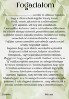 Fogadalom, oklevél stb. lánybúcsúra
