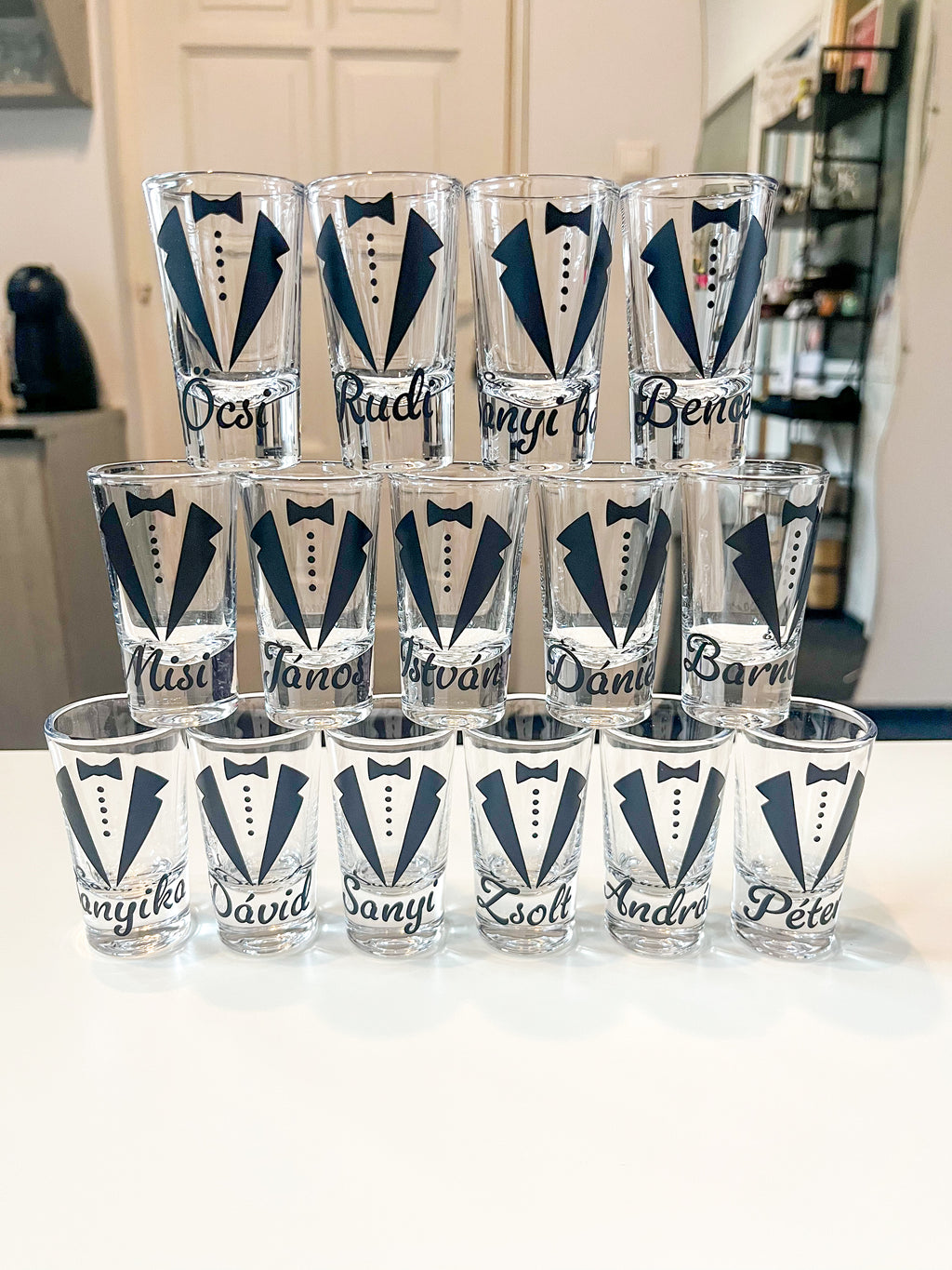 Shot-os pohár férfiaknak