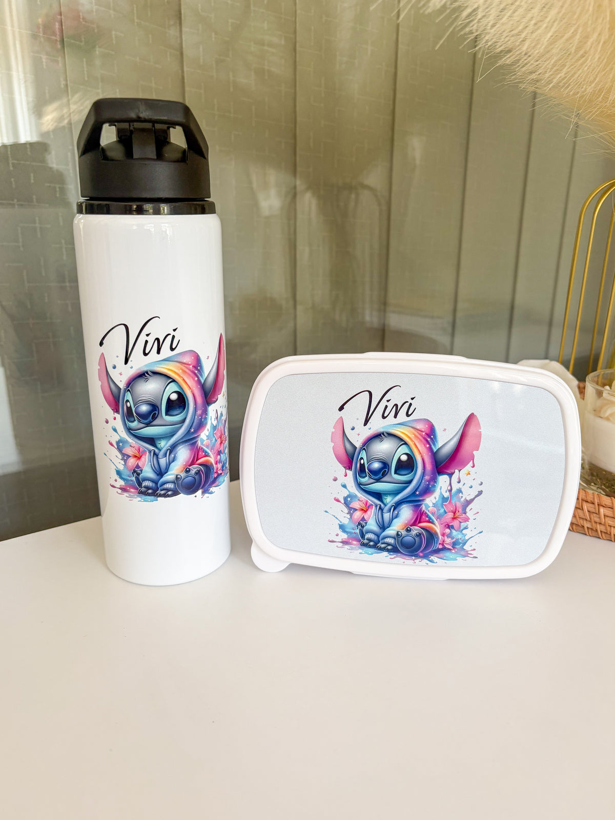 Egyedi uzsidoboz + 750 ml-es kulacs szett