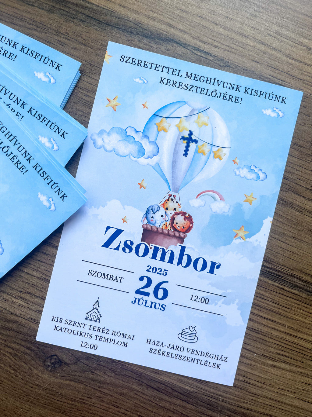 Meghívó minták keresztelőre