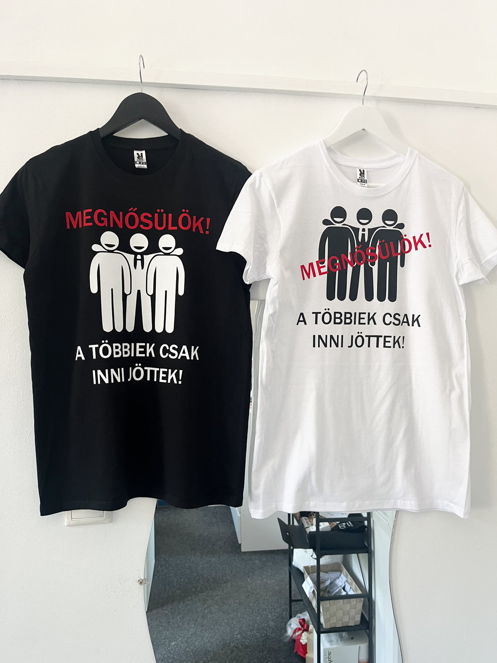 Feliratozott póló legénybúcsúra