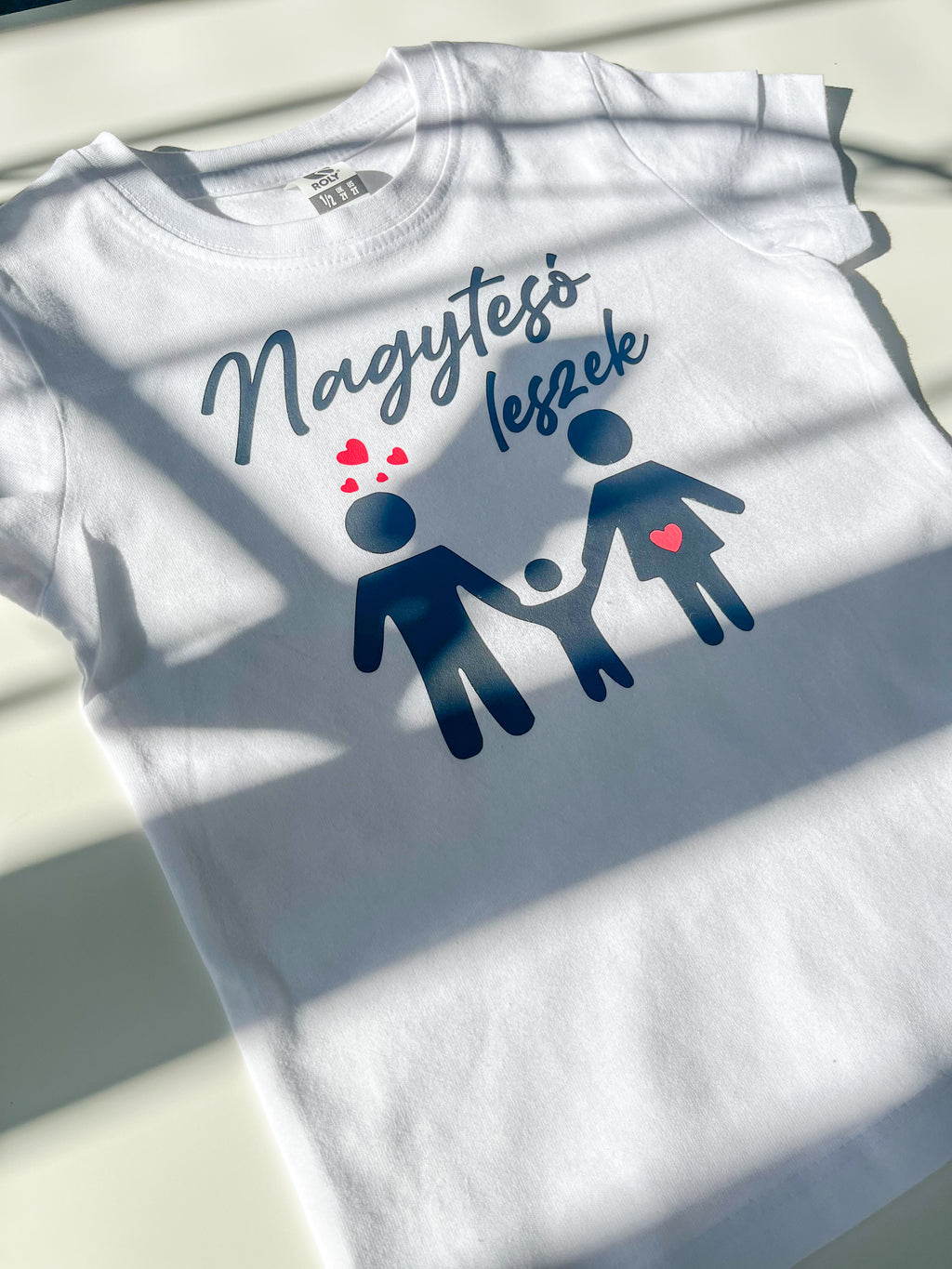 Bababejelentő póló nagytesónak