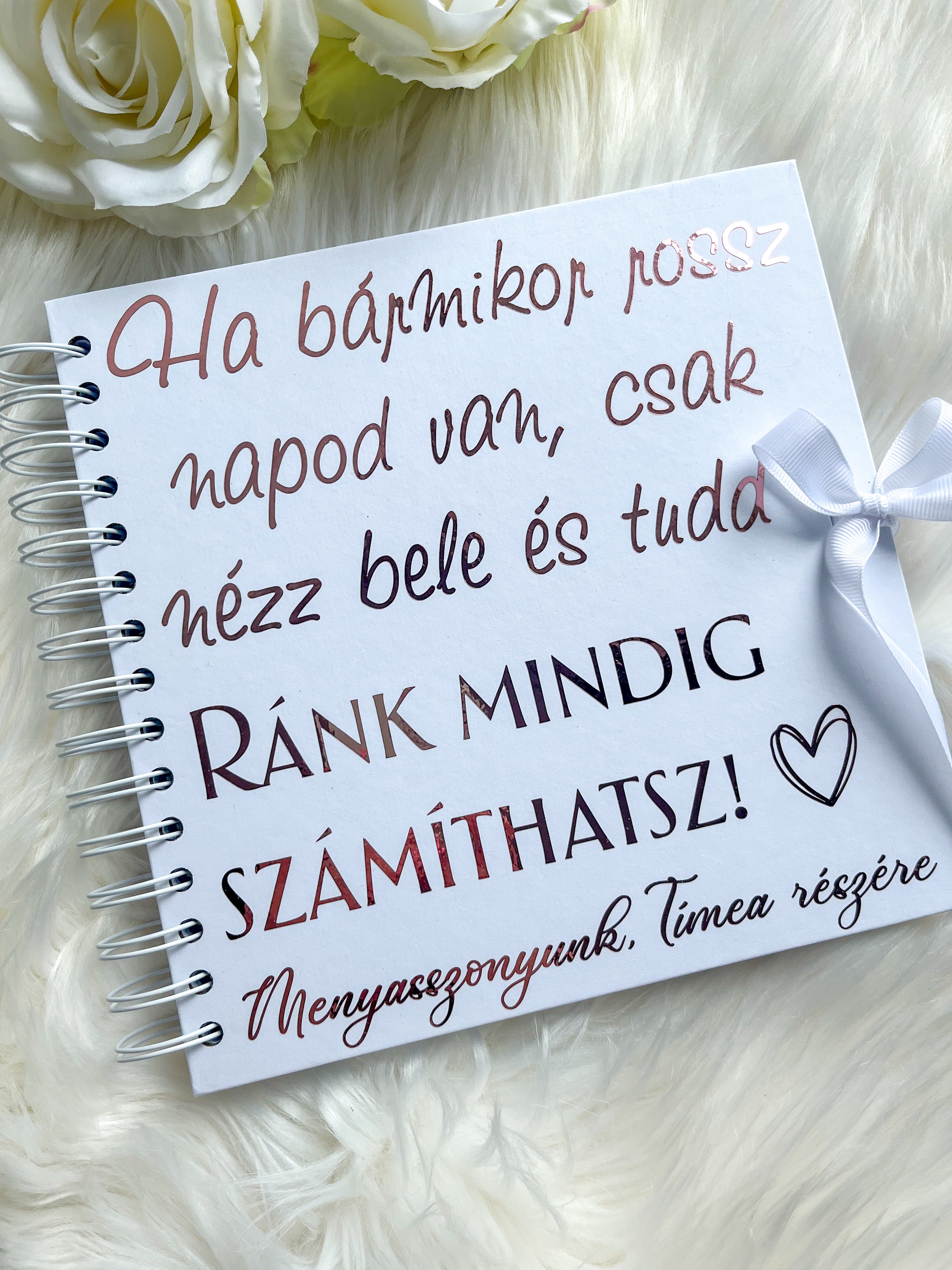 Emlékalbum lánybúcsúra