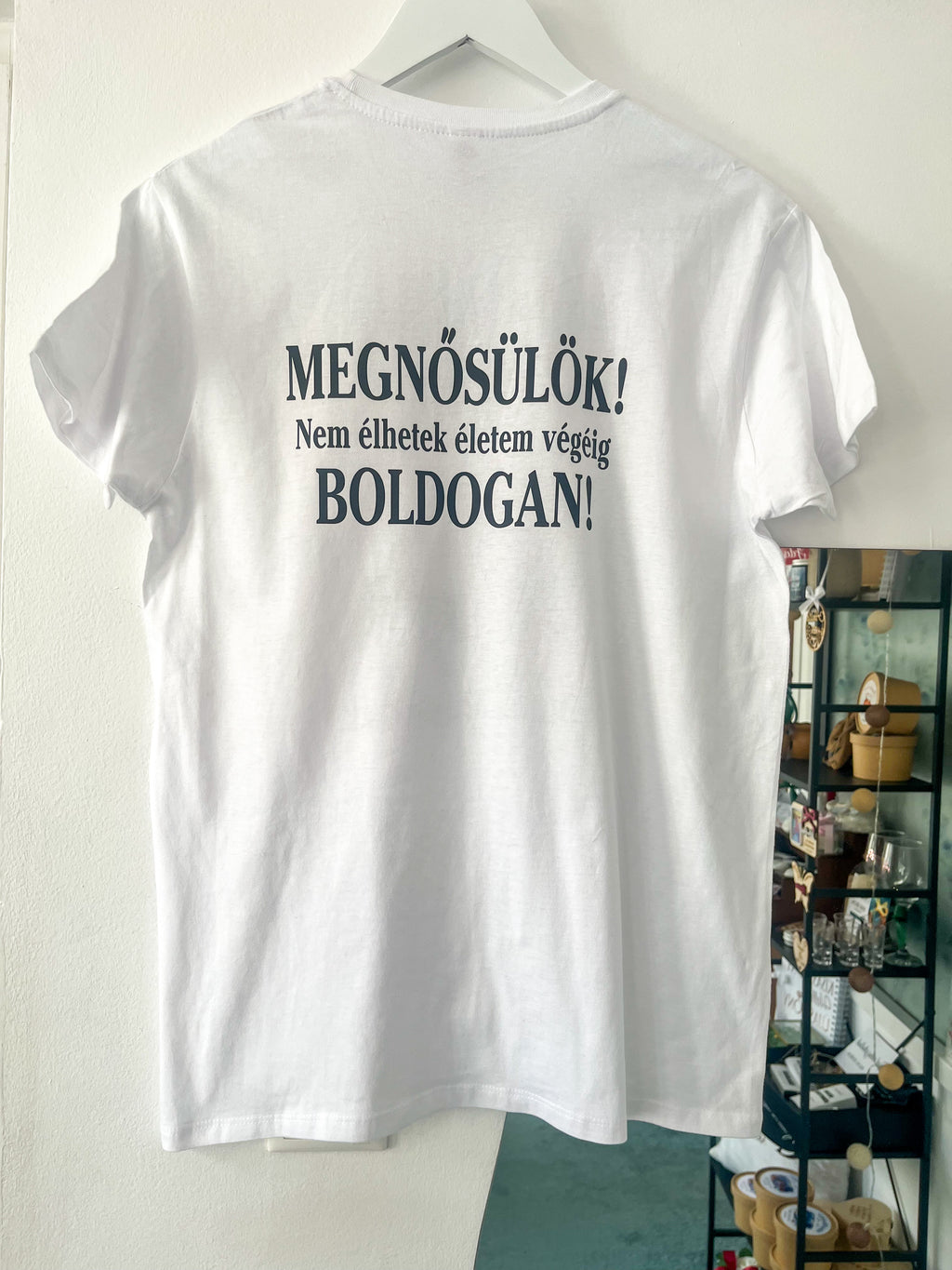 Feliratozott póló legénybúcsúra