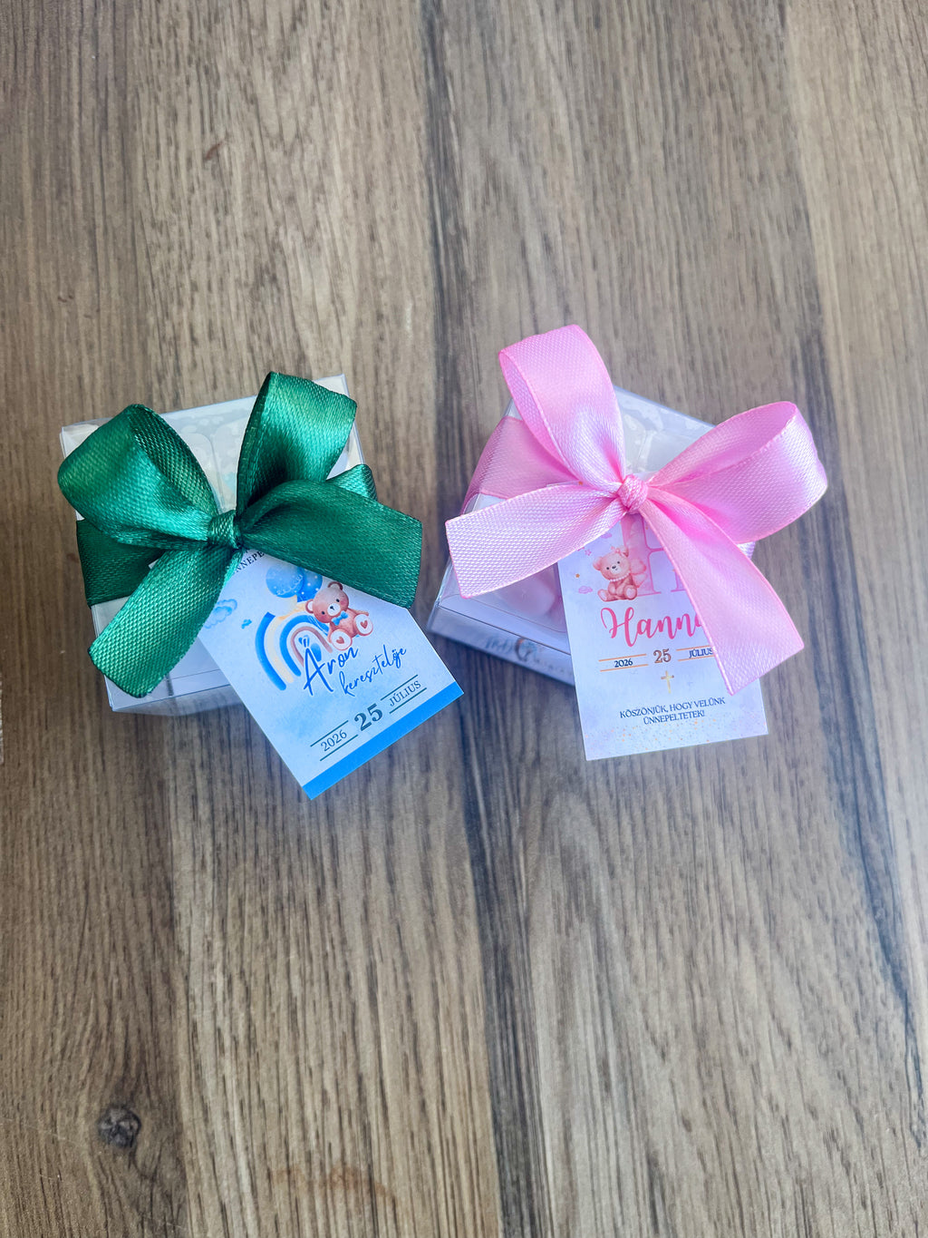 Macis köszönetajándék gyertya