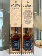 Egyedi szülőköszöntő doboz whiskyvel
