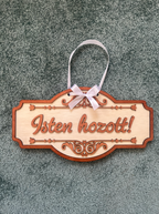 Isten hozott! Fa tábla