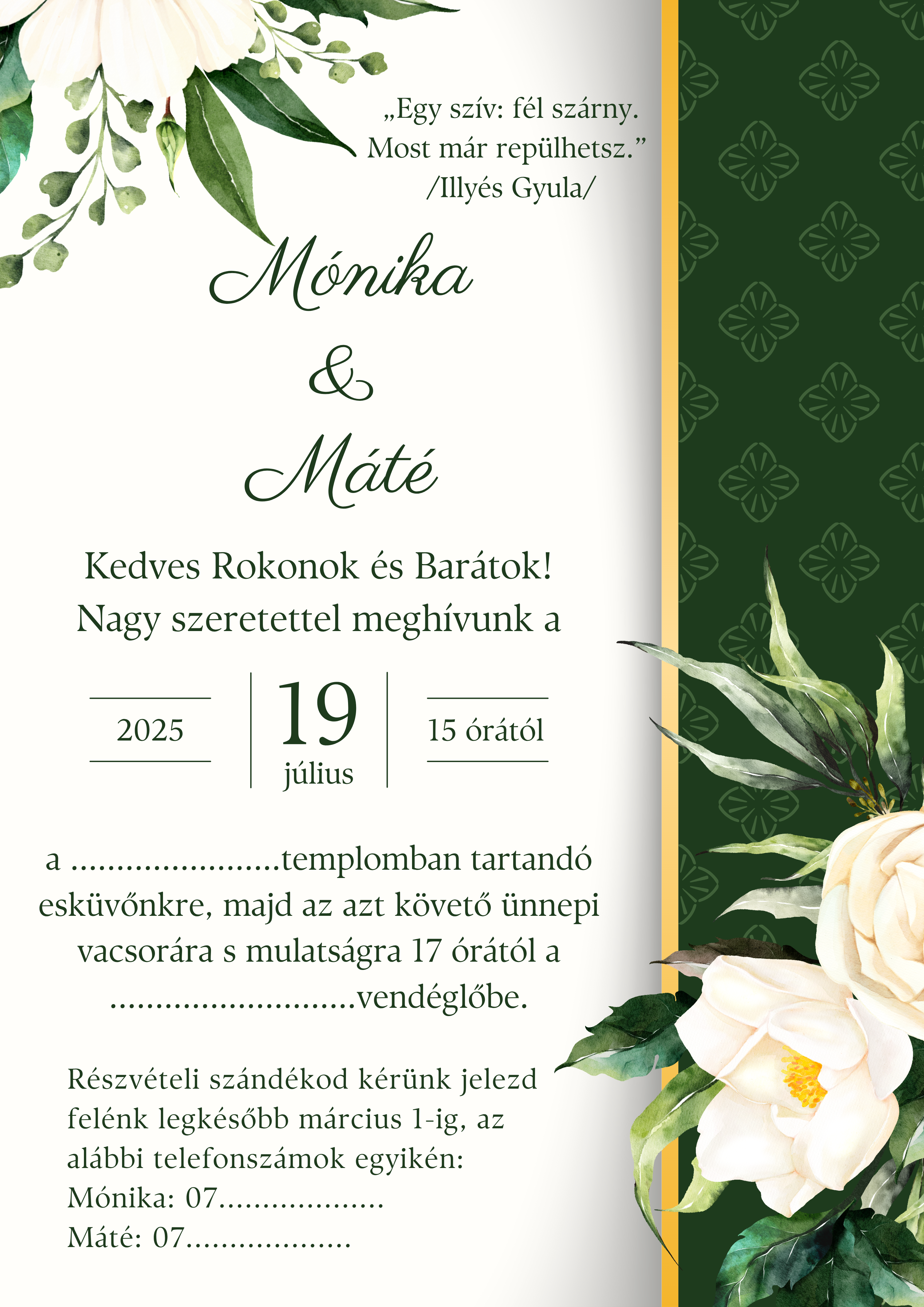 Esküvői meghívók