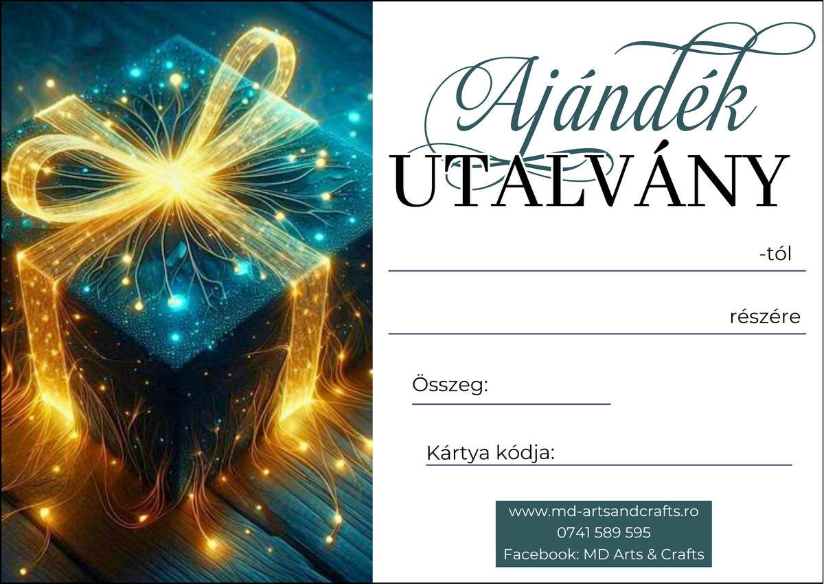 🎁 MD Arts & Crafts Ajándékutalvány 🎁